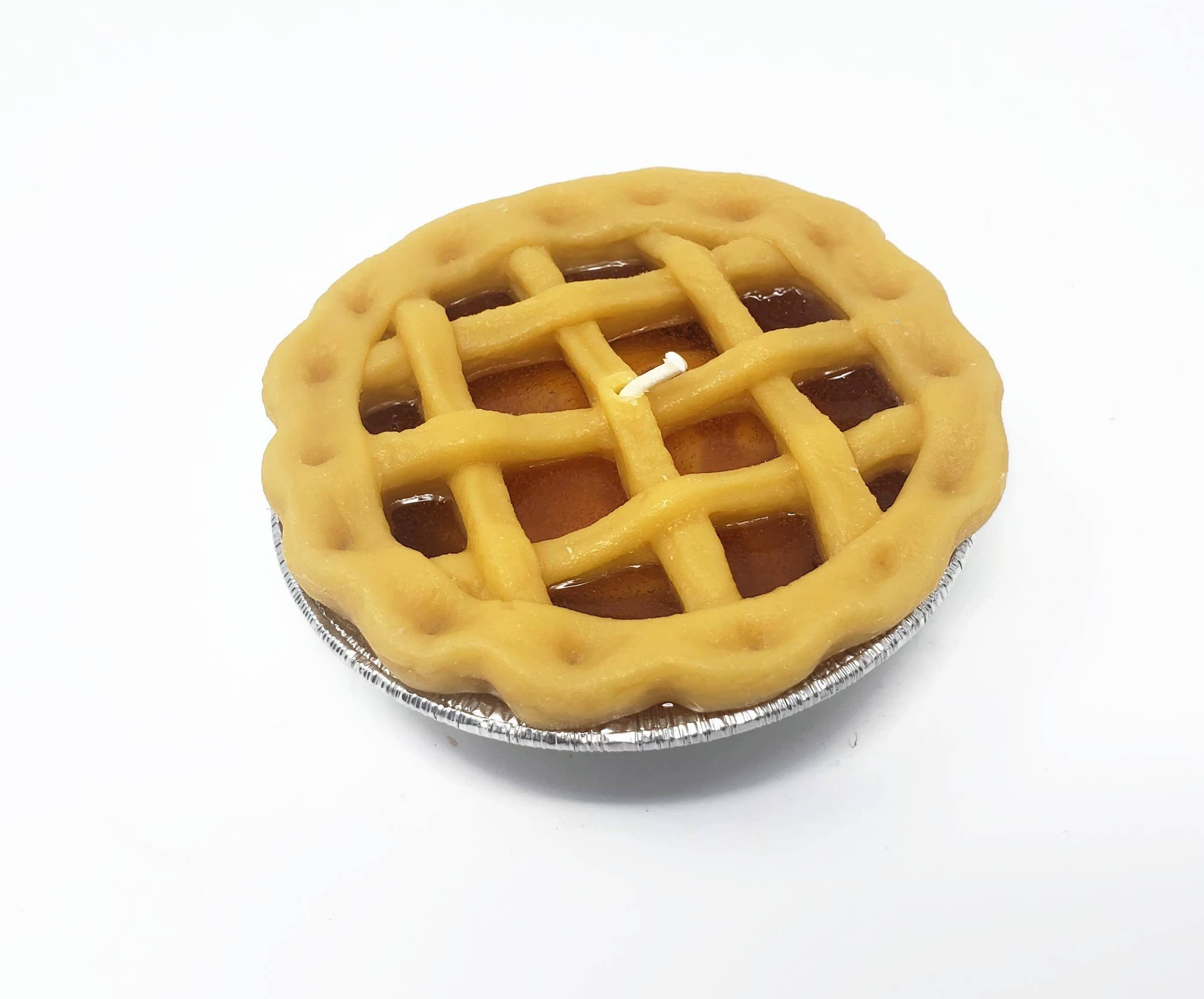 Candlelit Desserts - Wholesale Novelty Candle - 3" Apple Pie Candle1