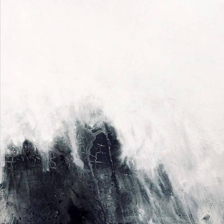 Hochglanz-Acryldruck in Schwarz und Grau I für den Großhandel von John Beard Fine Art