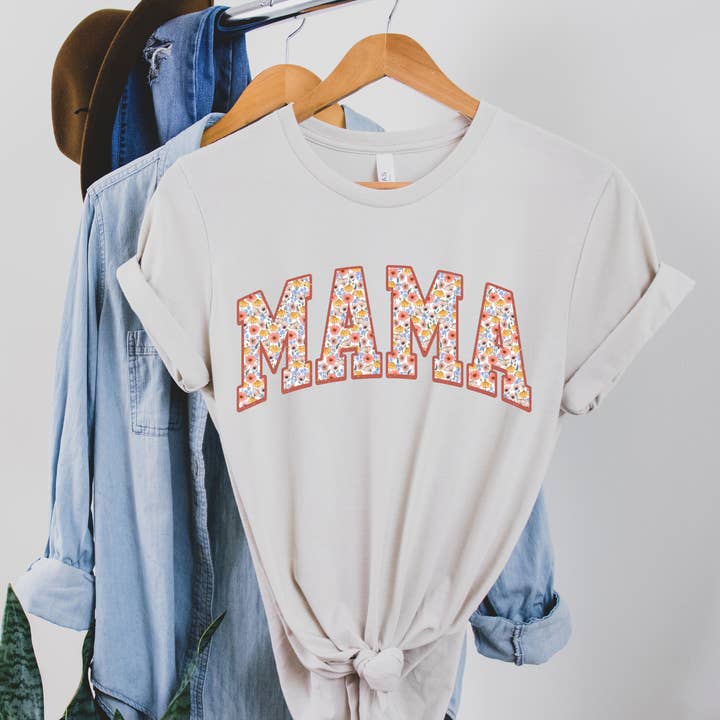Floral Mama Graphic Tee for wholesale by Willow Poppy
