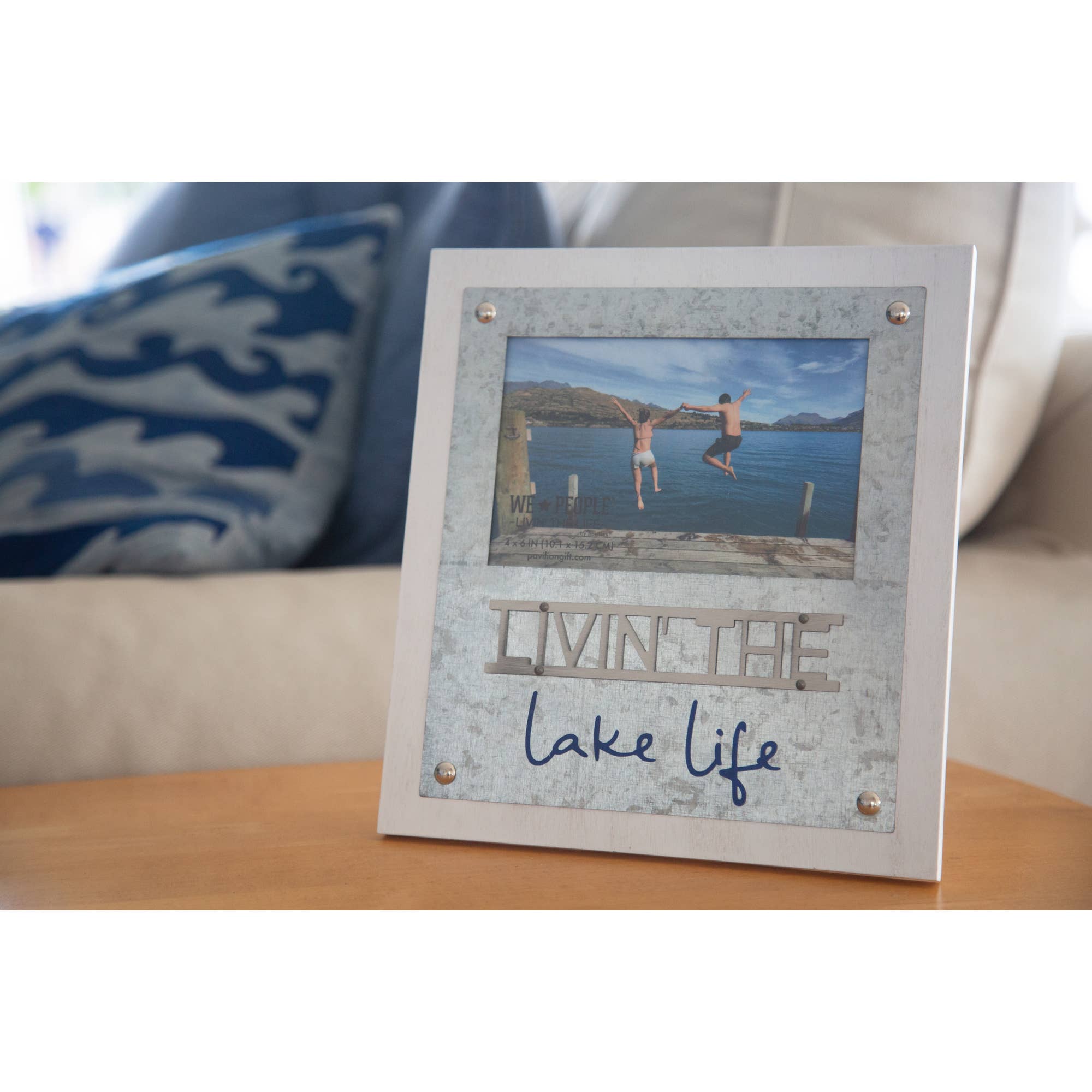 Pavilion – wholesale Picture frame – Lake Life  - 8.25" x 9" Frame
(Holds 4" x 6" Photo)1