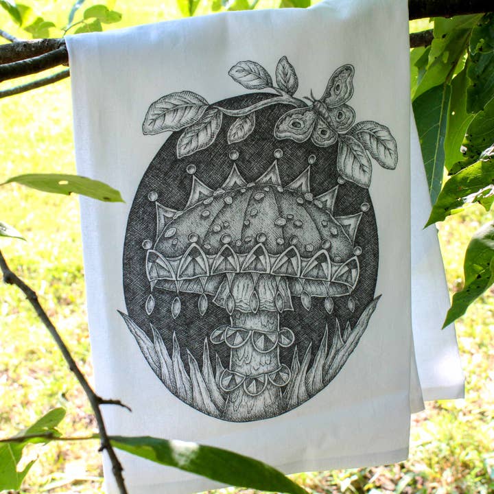 Midsummer Champignon | Viskestykke for engroshandel hos Mackenzie Myrick Studio