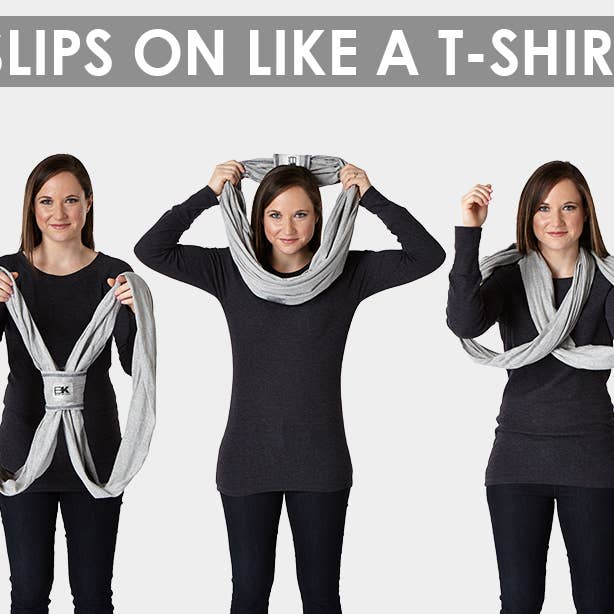 Cuddle Bug & Co – wholesale Baby carrier – Baby K'tan Breeze Black2