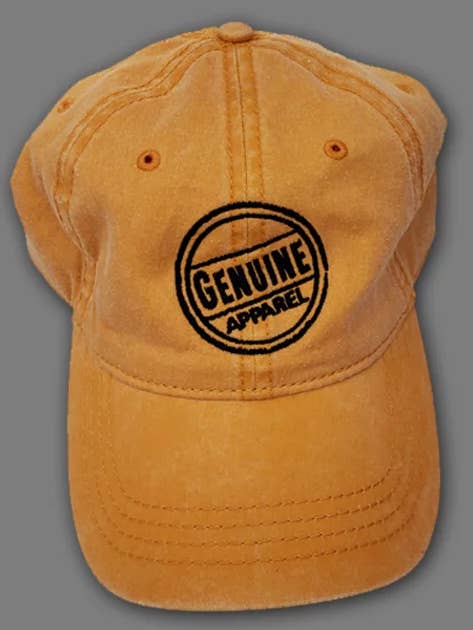 Chapeau en jean orange pour la vente par Genuine Brand