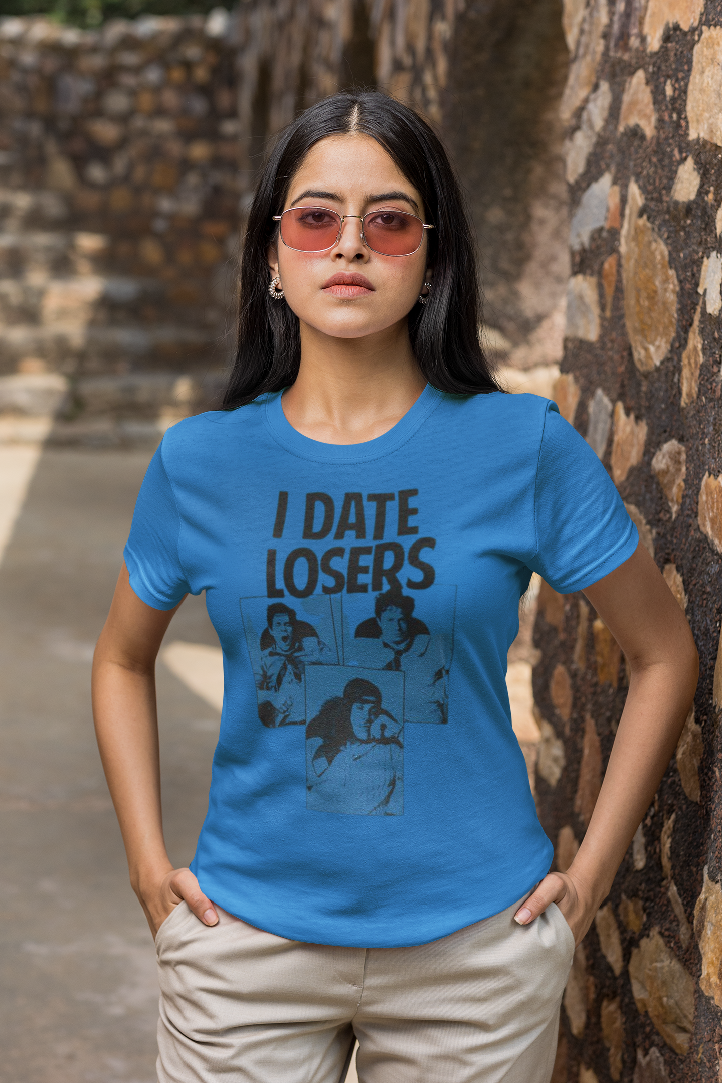 Official Store - Vendita all'ingrosso Maglietta serigrafata - Donna - Workaholics - Maglietta da donna junior "I Date Losers"4