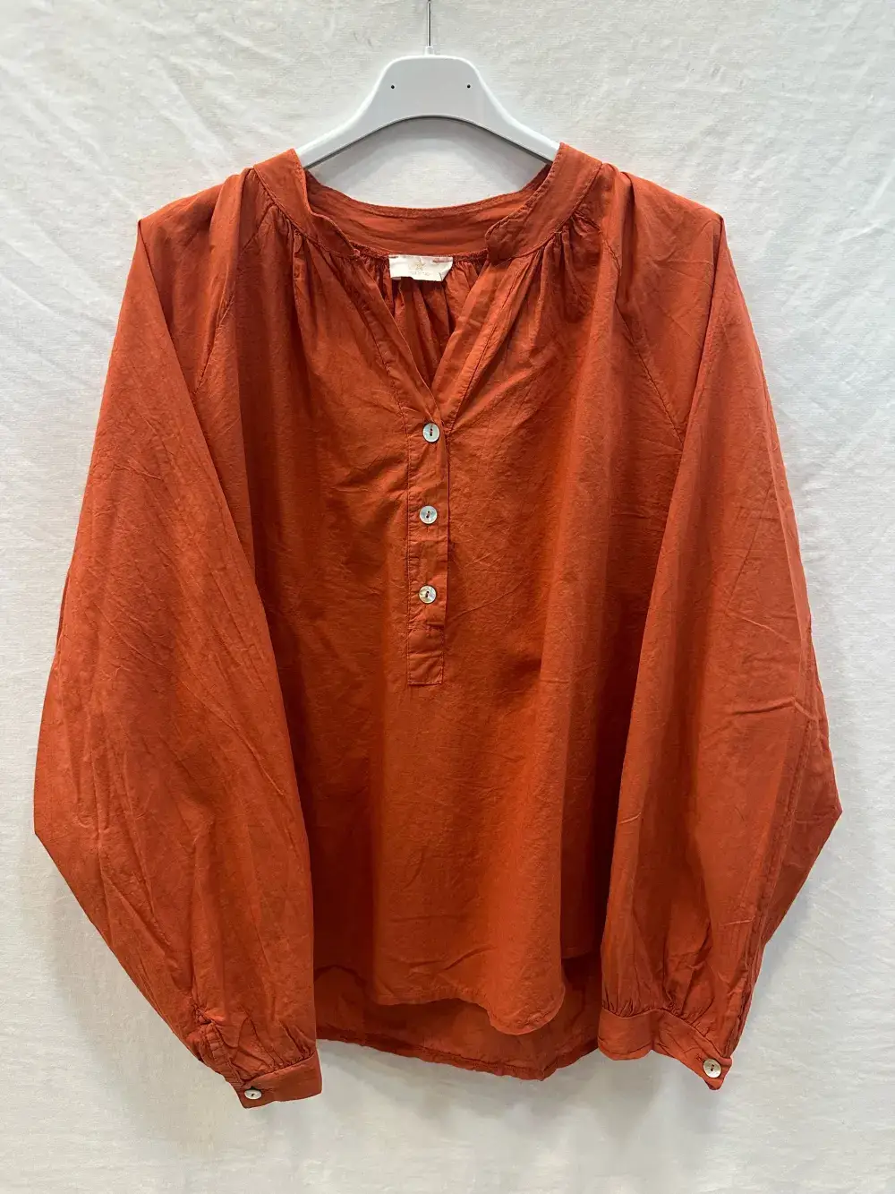 Mimi & Gogo – wholesale Blouse – Women’s – Tunisian Collar Cotton Blouse, @54601_BsColTunisien0