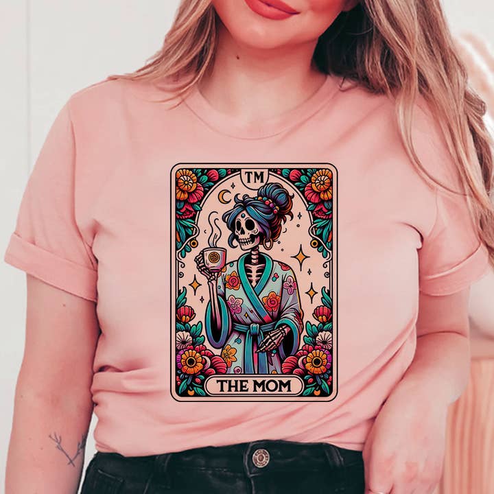 The Mom Tarot Card - Mother's Day T-Shirt for wholesale by House Of Rodan