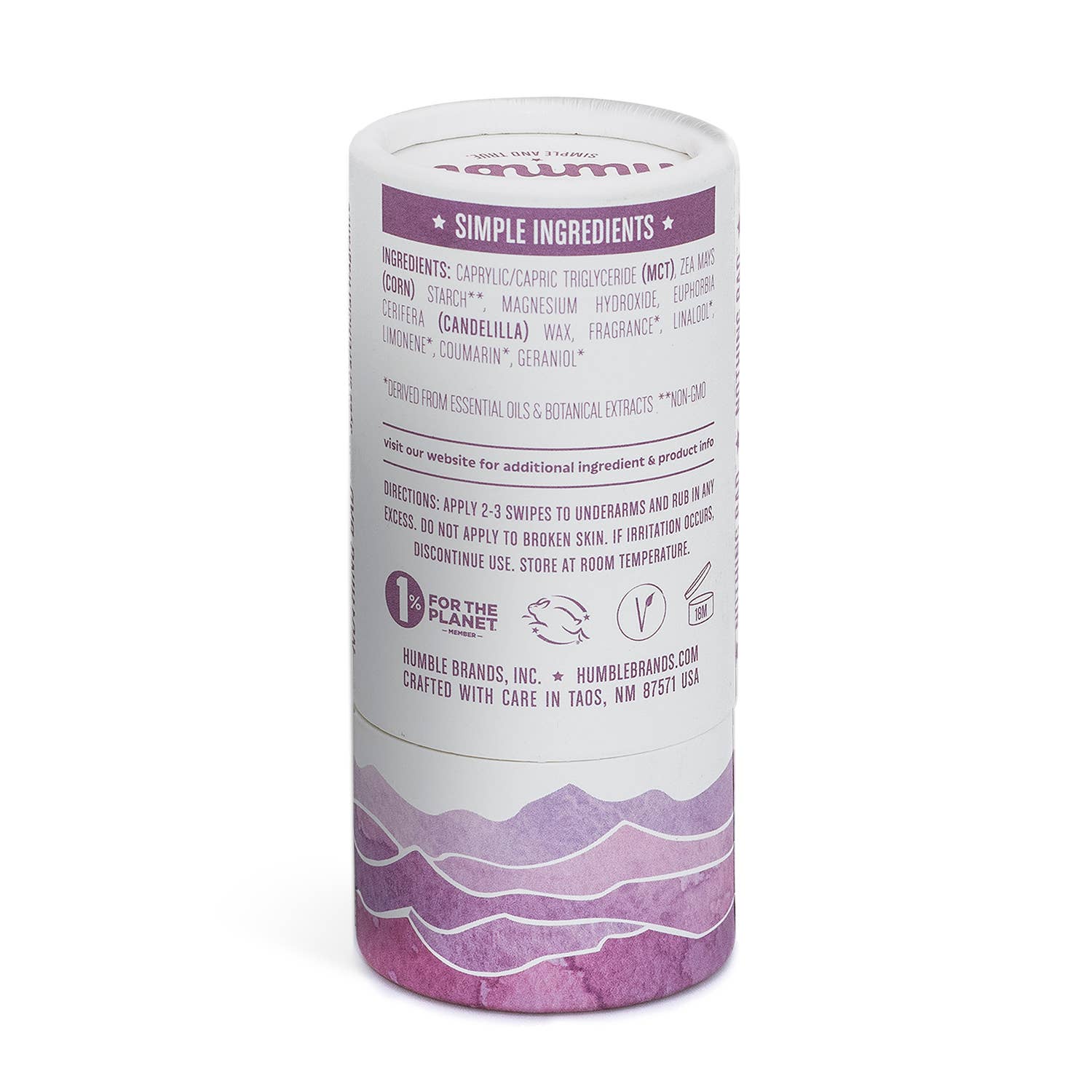 Humble Brands, Inc. - Wholesale Deodorant - Unisex - Mountain Lavender Vegan & Sensitive Plastic Free Deodorant6