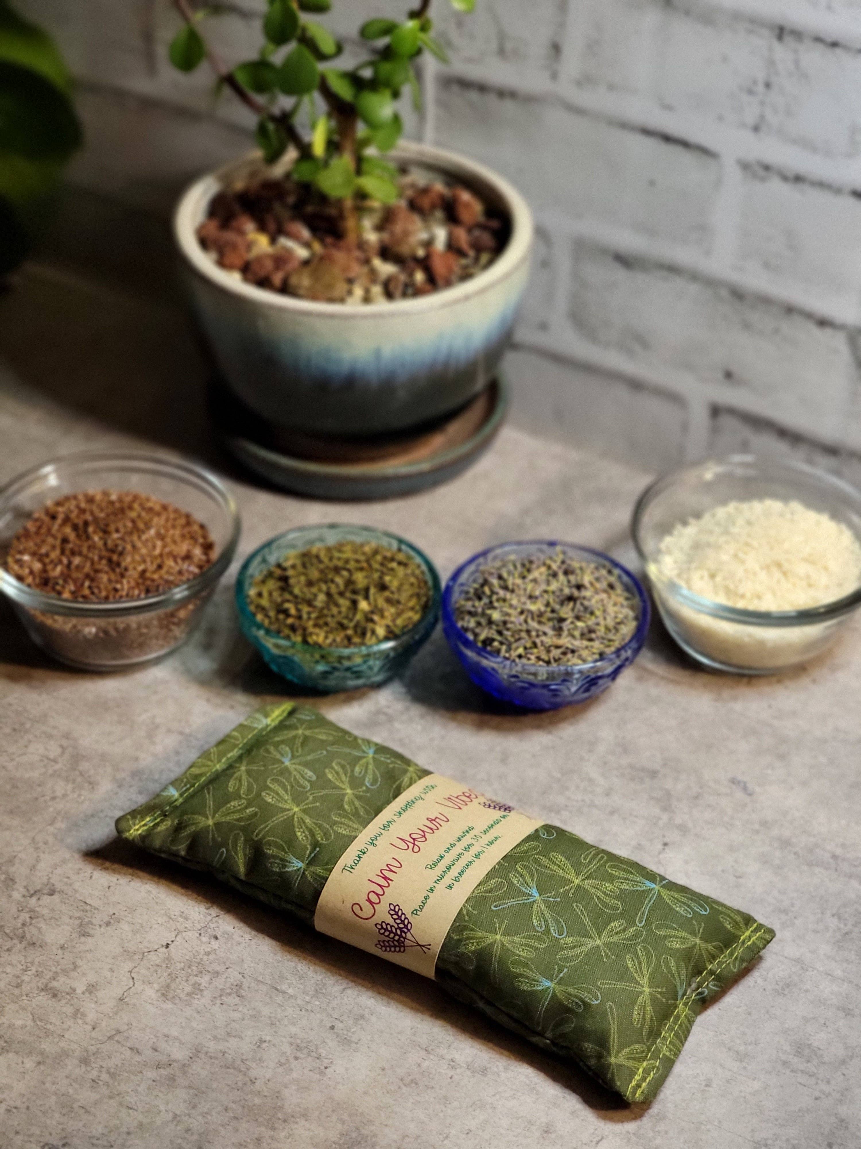 Calm Your Vibes – wholesale Spa/therapy pillow – Aromatherapy Hot/Cold Weighted Eye Pillow - Soothing Pattern2