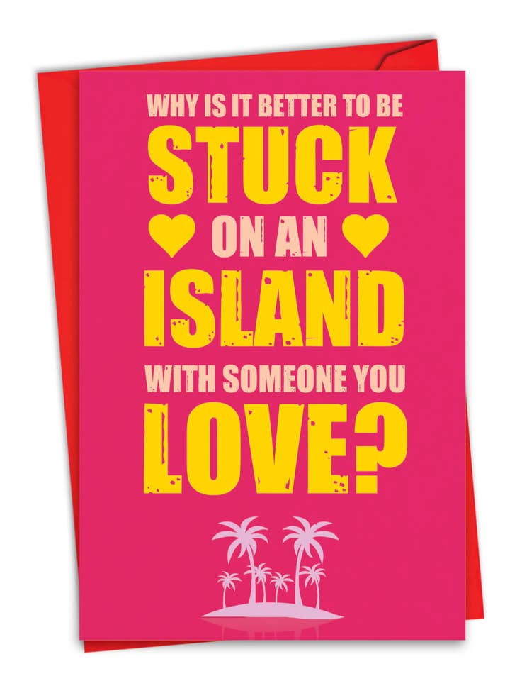 Carte de Saint-Valentin - Island Eats pour la vente par NobleWorks