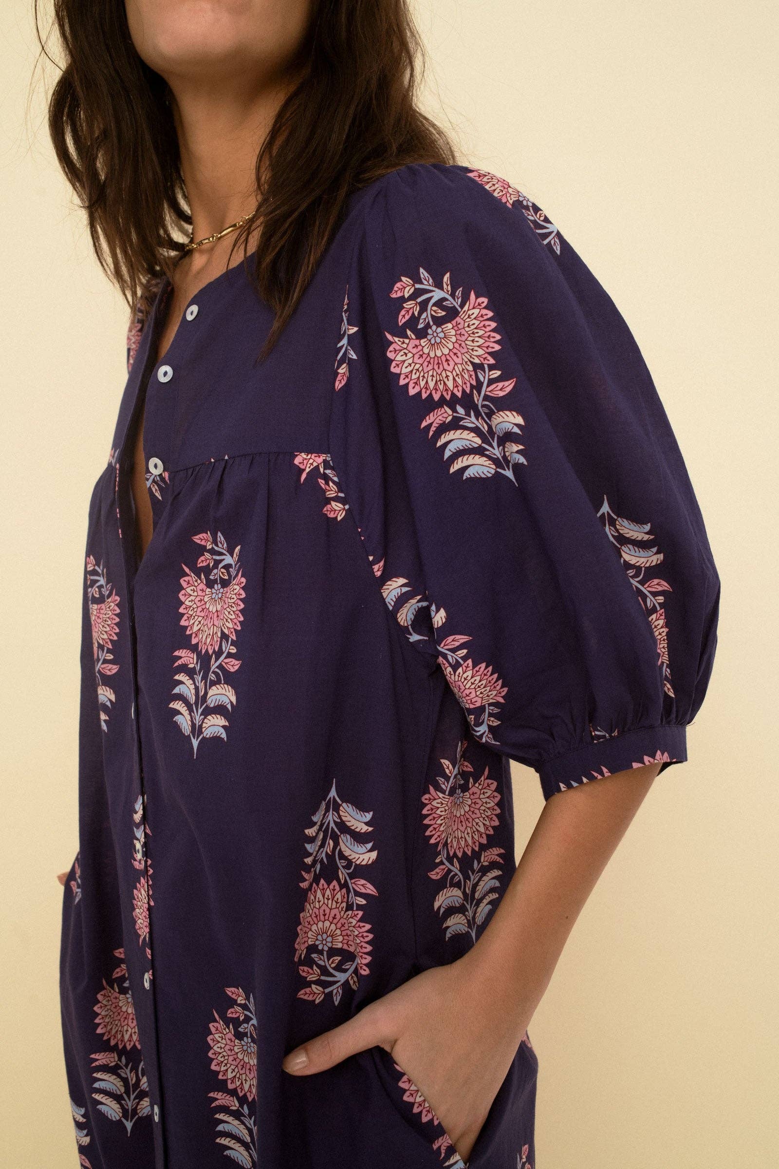 Sonmer Shop USA - Vente Robe – femme - Robe bleue Sofia2