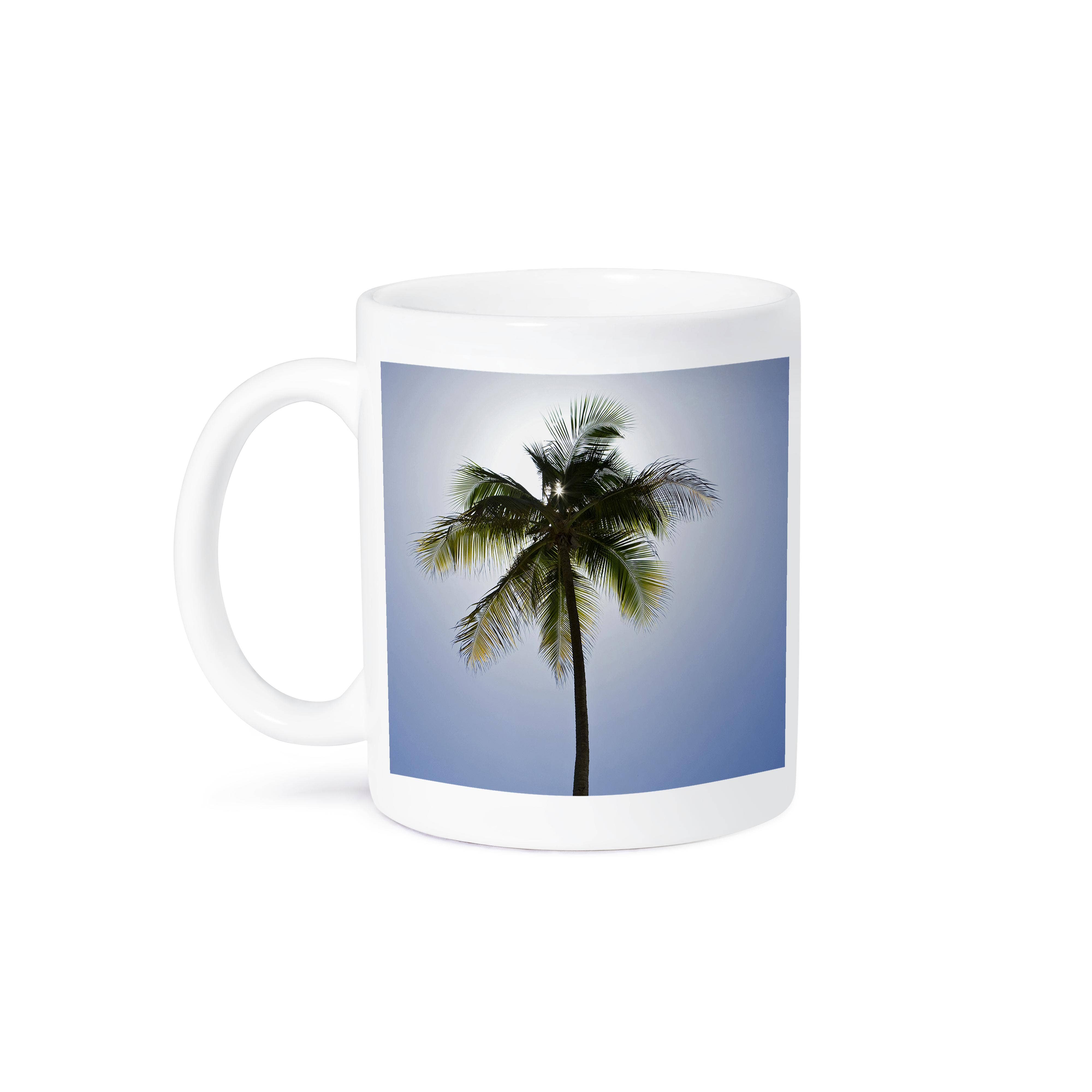 3dRose - Vendita all'ingrosso Tazza - 3dRose, Caraibi, Porto Rico. Albero di cocco sulla spiaggia di Luquillo. , Tazza8