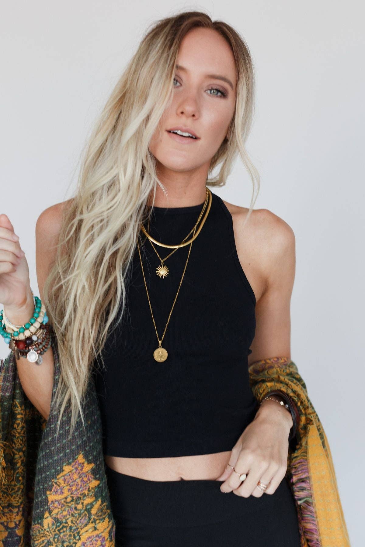 Three Bird Nest - Wholesale Bralette - Women's - High Neck Racerback Brami - Black