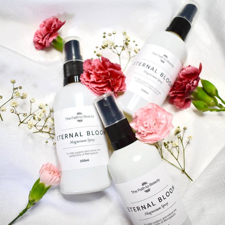 Eternal Bloom Magnesium Oil Spray for wholesale by The Path to Beauty