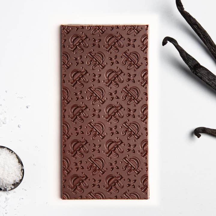 Intrigue Chocolate Co. - Wholesale Chocolate Bar - Vanilla + Sea Salt