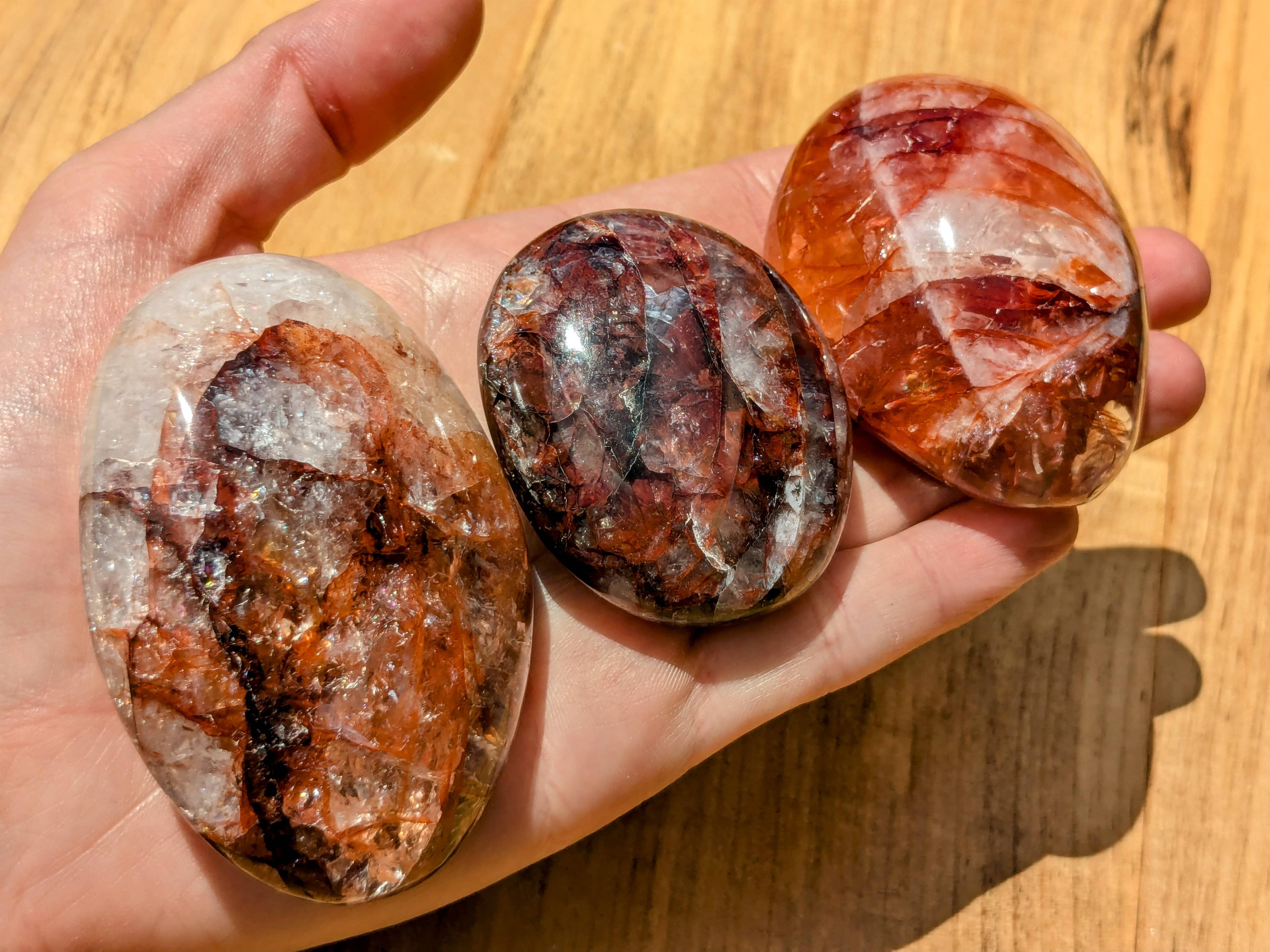 Jensen Rocks - Vente Pierre et cristal de spiritualité - Pierres de palmier en quartz hématoïde, quartz feu, lots de 1 à 6 kg2