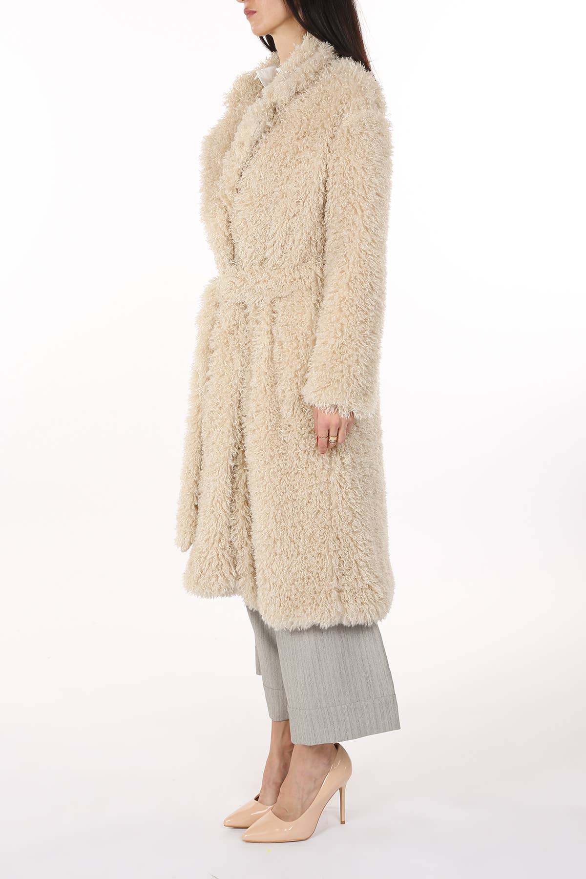 Beulah Style - Wholesale Fur/Faux Fur Coat - Women's - Fuzzy Teddy Fur Coat MM40762