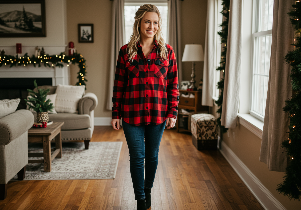 The Blissful - Wholesale Sleepwear Top - Women's - Personalized Embroidery Flannel Sleepshirt for Bridesmaid 2