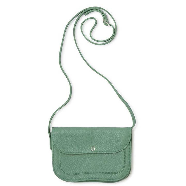 Bolso pequeño de cuero Cat Chase en color forestal para venta al por mayor de Keecie