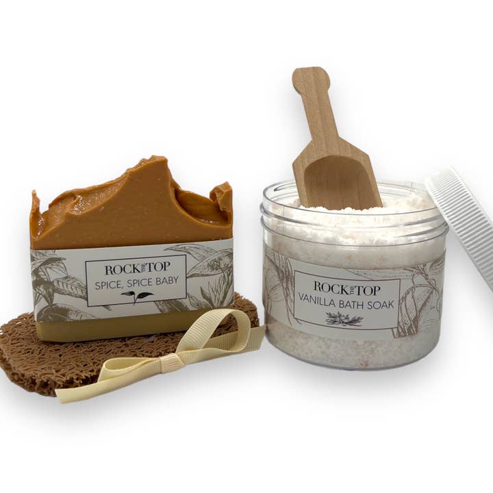 Bath Soak and Soap for wholesale by Rock the Top Inc.