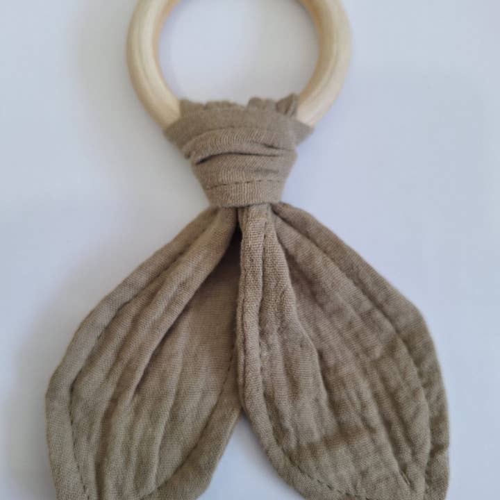 Cotton Socks - Wholesale Teether (Not Clip-On) - Baby - MC-04 Organic Cotton Muslin Teether 16 cm x 8 cm