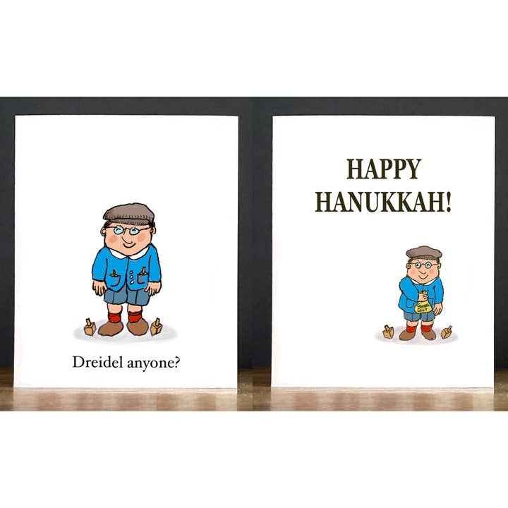 Hanoukka : Qui veut Dreidel ? pour la vente par Cards by Charlot