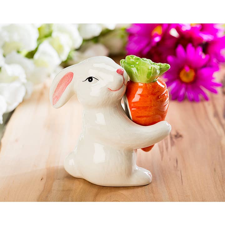Abbott - Vendita all'ingrosso Set sale e pepe - Coniglietto e carota Sale e pepe - 3,5" H-14552