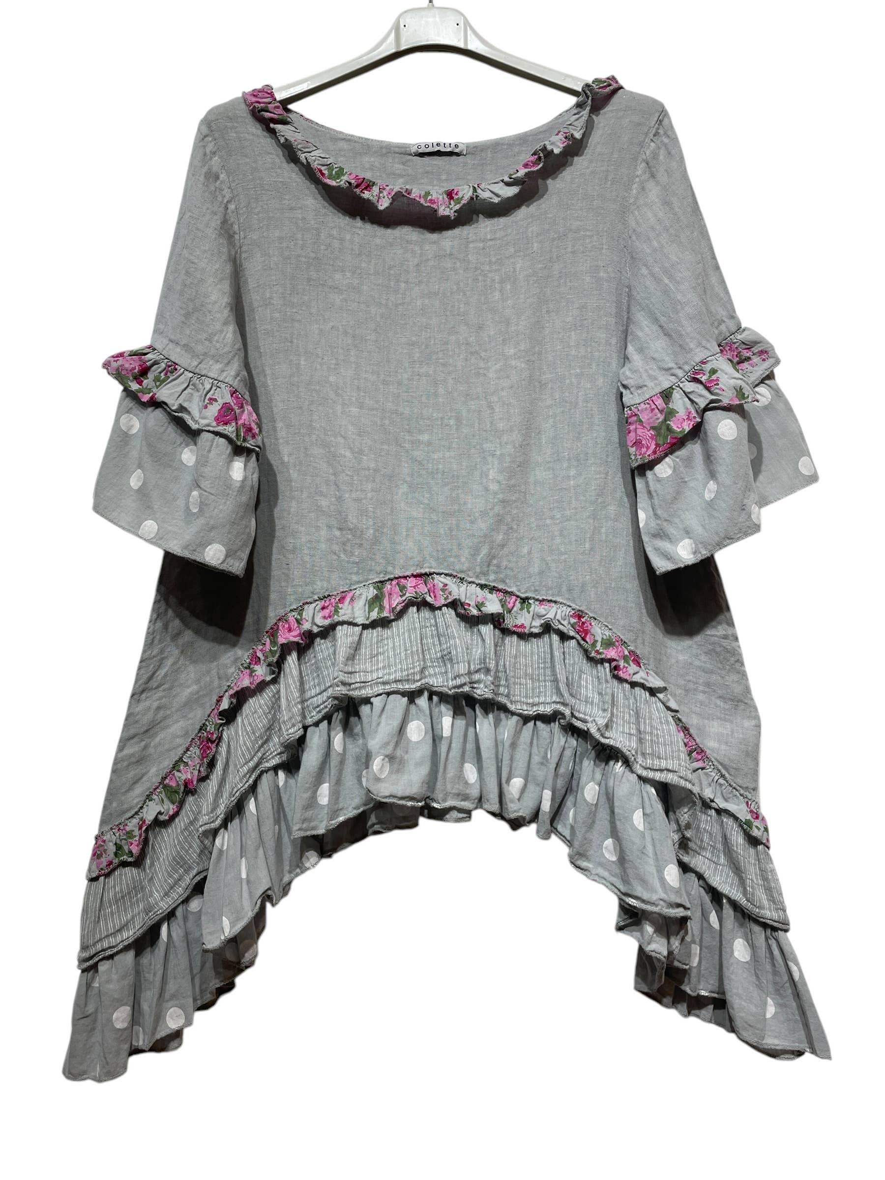 LINEN & COTTON HOUSE - Wholesale Jurk - Dames - JURK IN LINNEN 861215