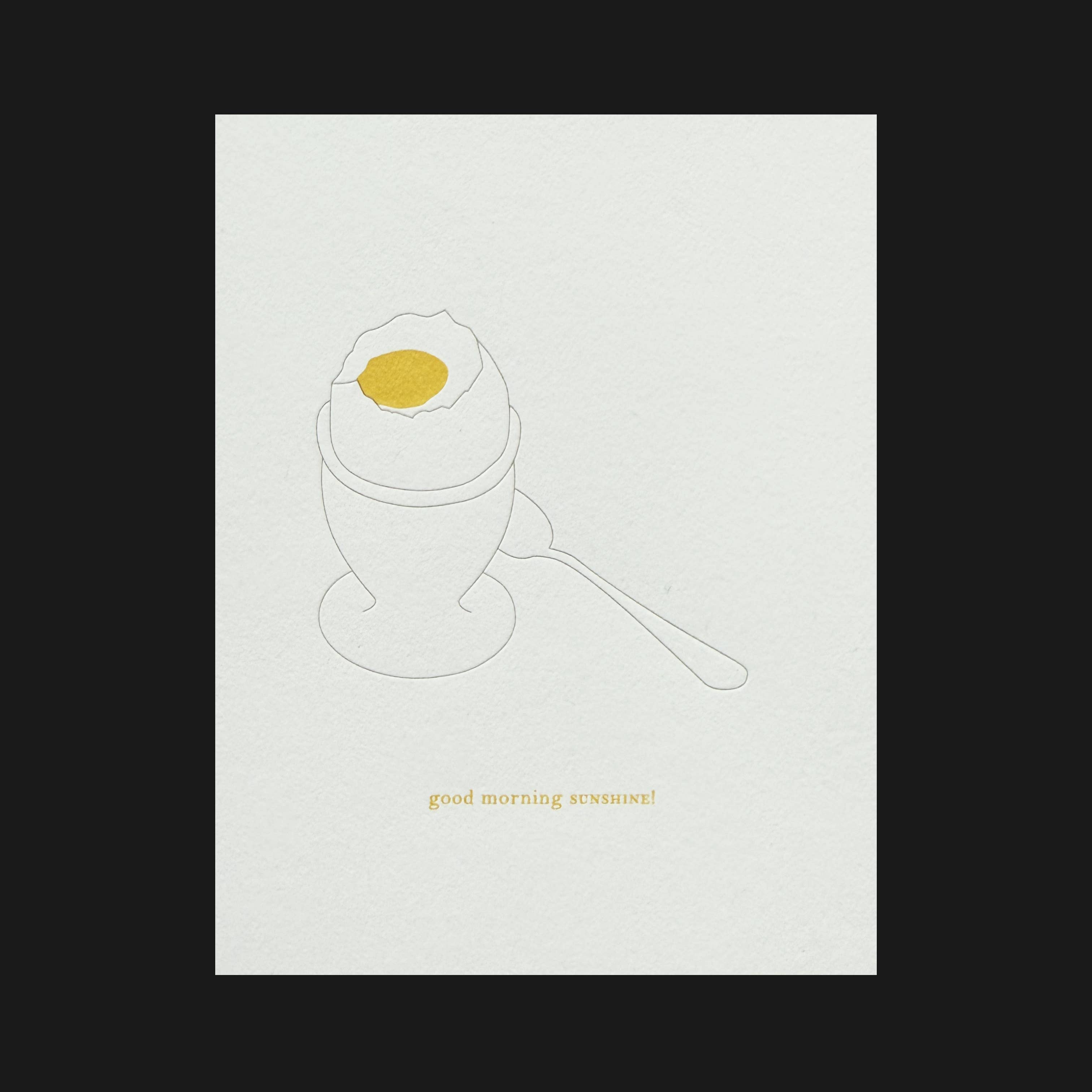 Pancake & Franks - Wholesale Everyday Greeting Card - Good Morning Sunshine — N° 2160