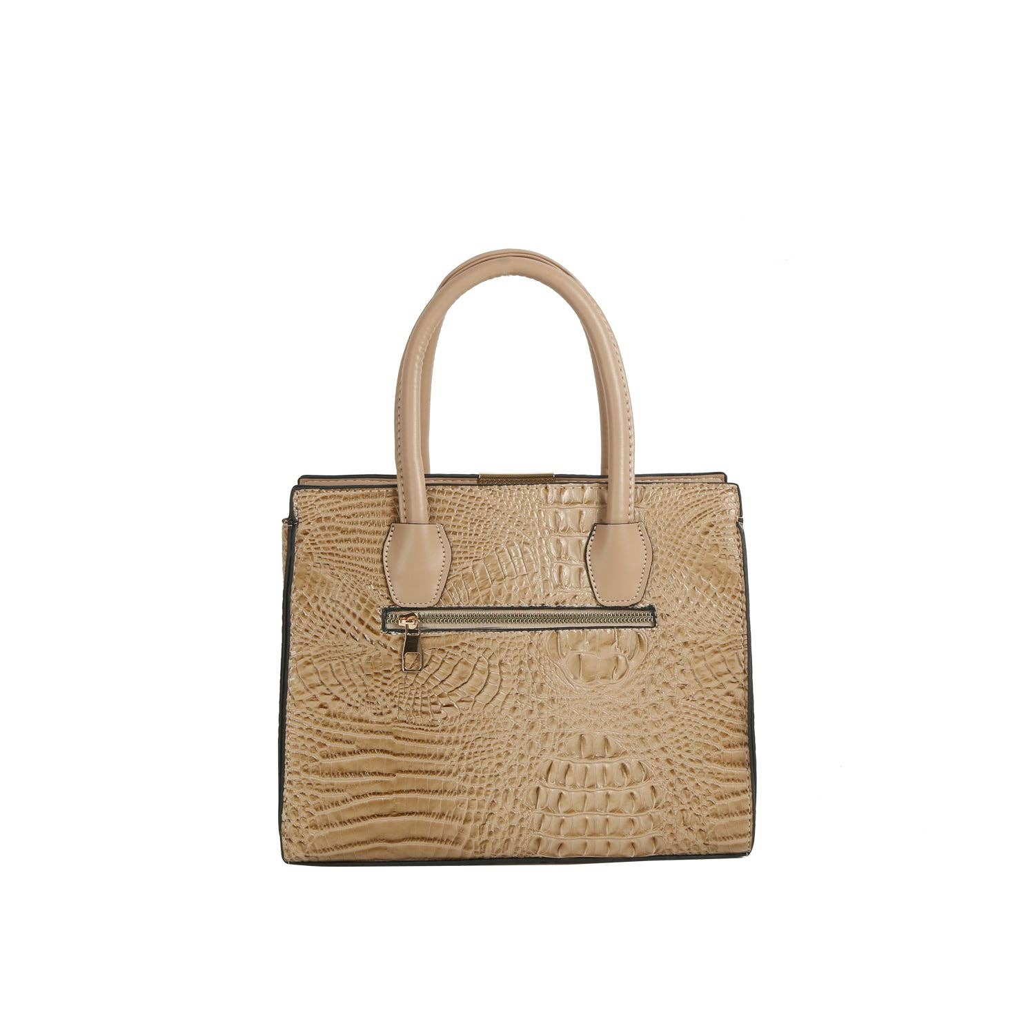 Handbag Factory Corp – wholesale Tote bag – Women's – Crocodile Embossed 3-Piece Tote Set6