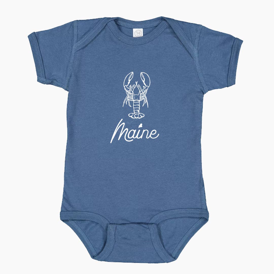 Reclaimed Maine Co. - Wholesale Bodysuit (Non-Footed) - Baby - Maine Lobster Onesie | Coastal Baby2