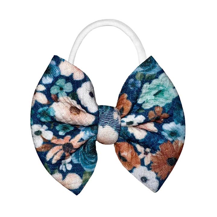 Dämmerungsblüten Mini-Nylon-Stirnband für den Großhandel von Happy Day Bowtique