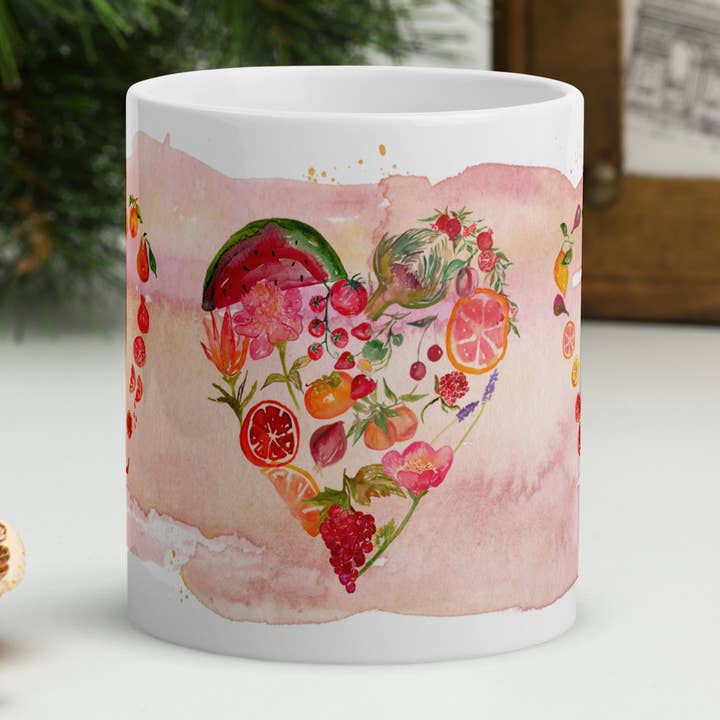 Forest Feast Love Ceramic Mug for wholesale by The Forest Feast
