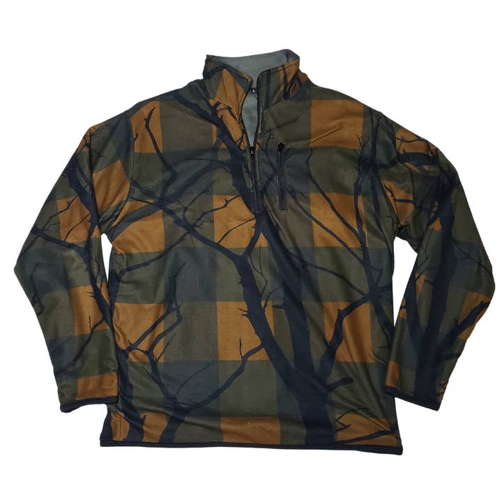 1/4 Zip Fleece Jacket for wholesale by Flanouflage