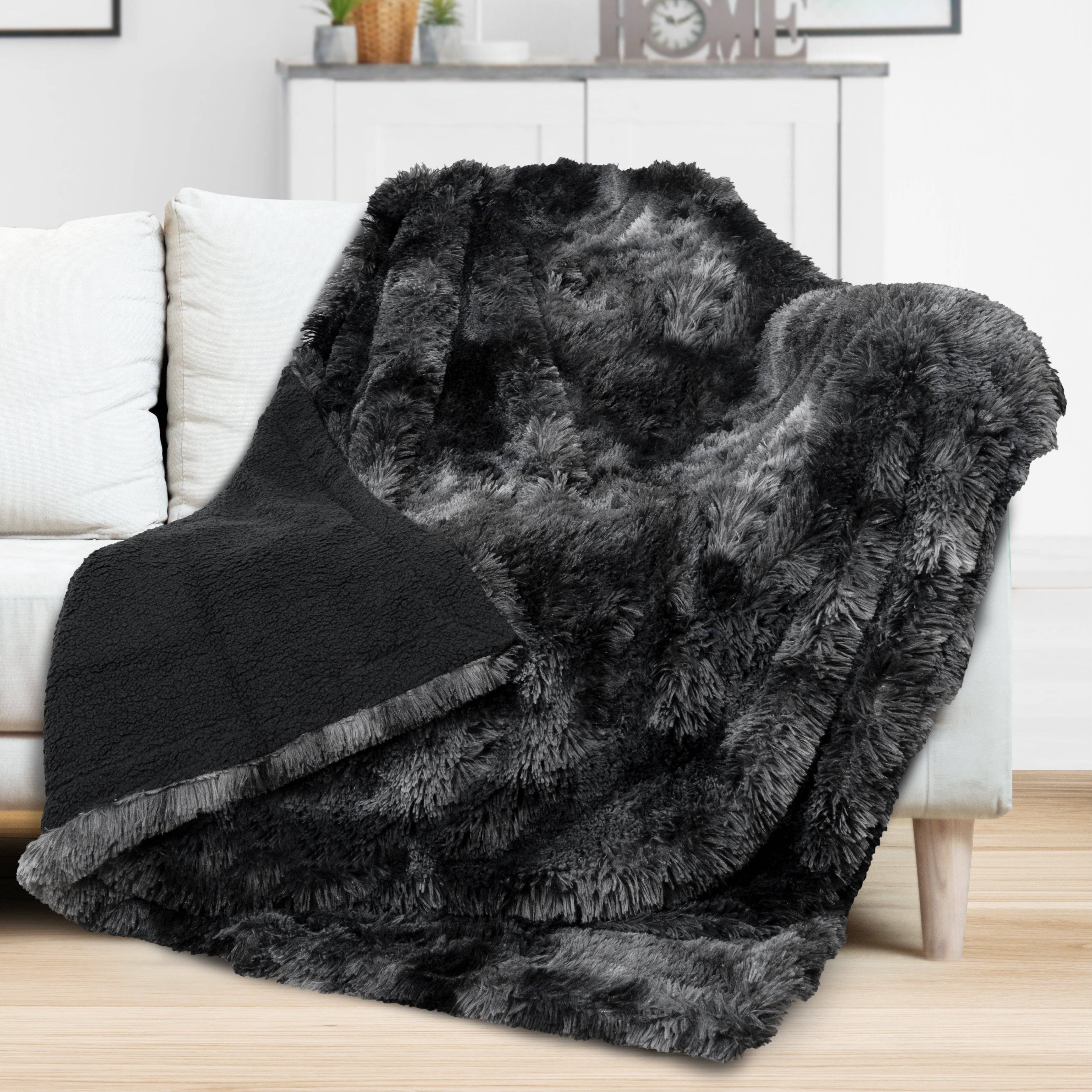 Pavilia - Wholesale Decoratiedeken - Pluche Sherpa Plaid van Imitatiebont13