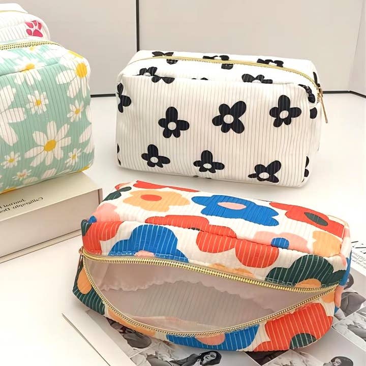 42POPS - Wholesale Makeup/Cosmetic Bag - ,,.._ Corduroy cosmetic make up bag pouch