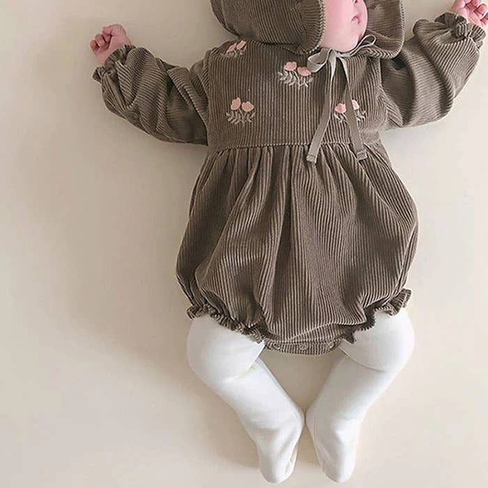 Annie & Charles - Wholesale Jumpsuit - Baby - Annie & Charles® Embroidered Corduroy Bloomer0