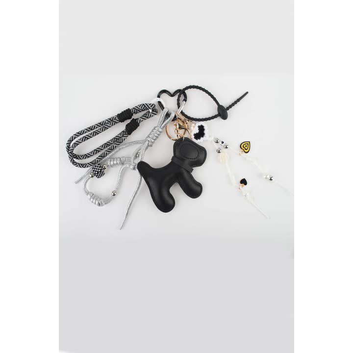 PHANIE MODE - Wholesale Keychain - Women's - Fancy Keychain Grigri Dog P-048