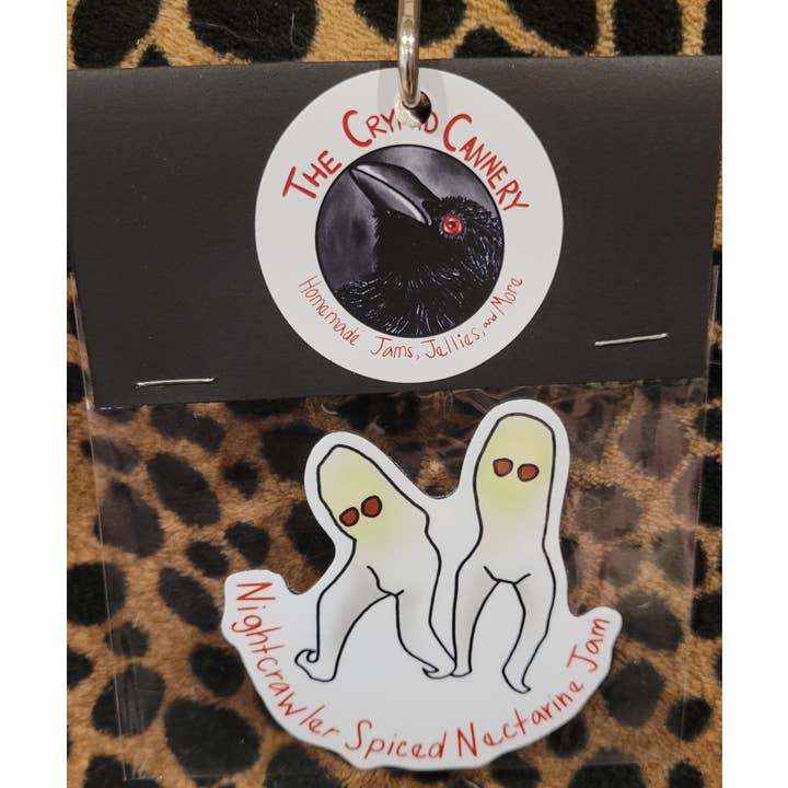 Fresno Nightcrawler 3" Vinyl Magnet for wholesale by The Cryptid Cannery