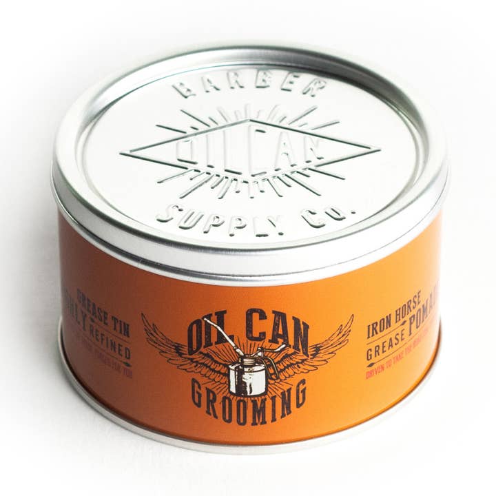 Ölkanne Iron Horse Grease Pomade (100 ml) für den Großhandel von US Barber Products