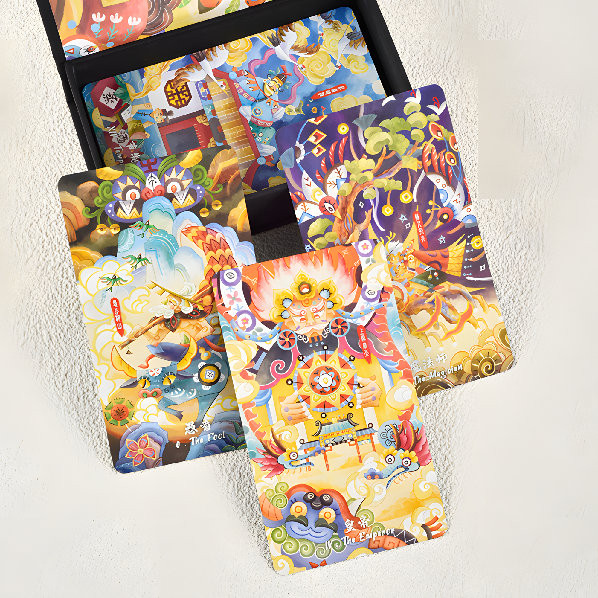 Vermilion Collection – wholesale Tarot cards – Tranquil Night Wisdom Tarot1