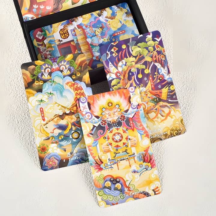 Vermilion Collection – wholesale Tarot cards – Tranquil Night Wisdom Tarot1