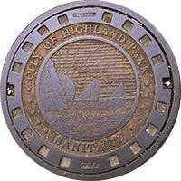 COASTER UIT DE MIDWEST SERIES - Highland Park, IL voor wholesale door Vernakular Photo Designs