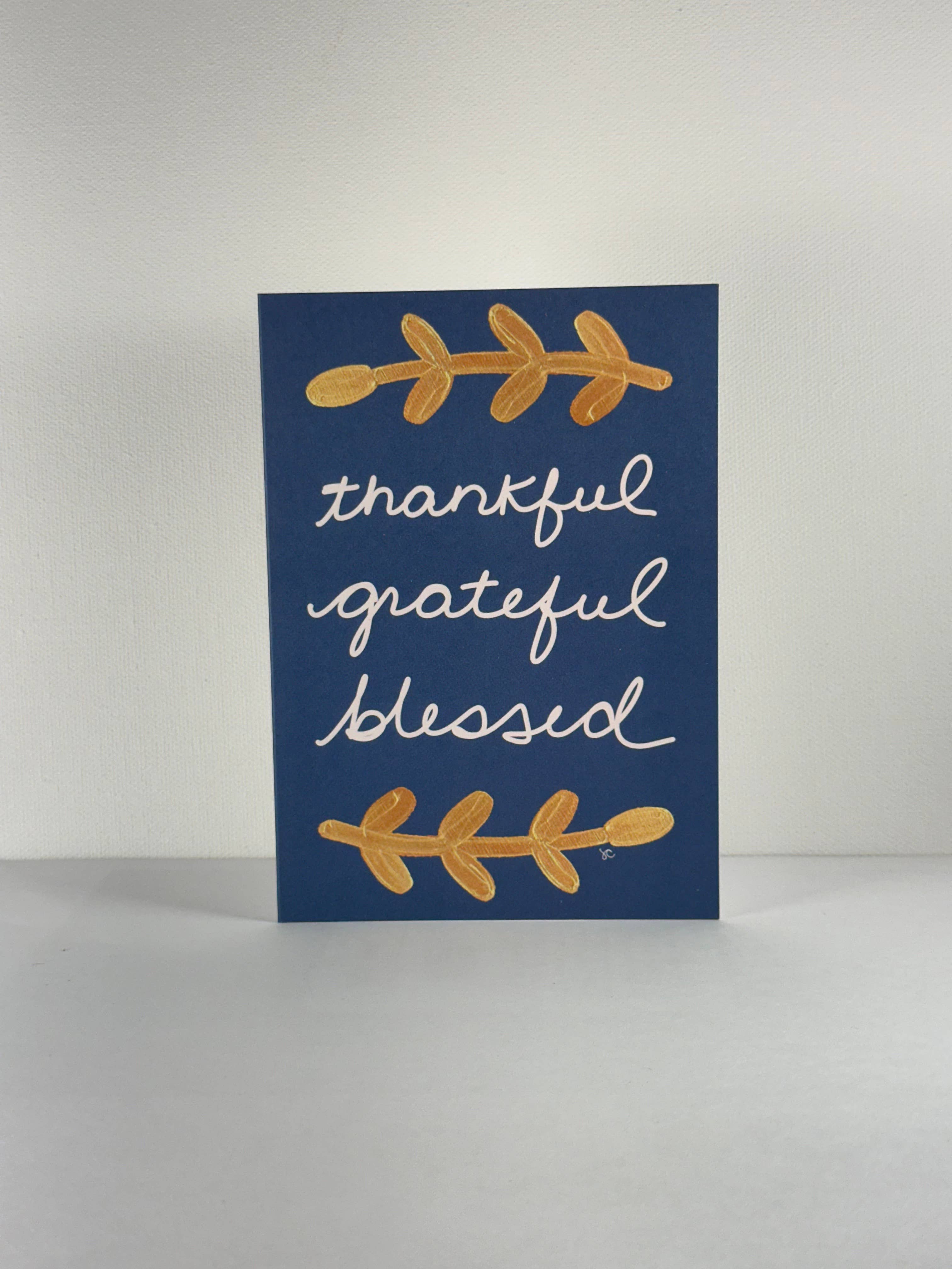 Citrus Daisy - Wholesale Thanksgiving Card - Thankful Grateful Blessed Card3