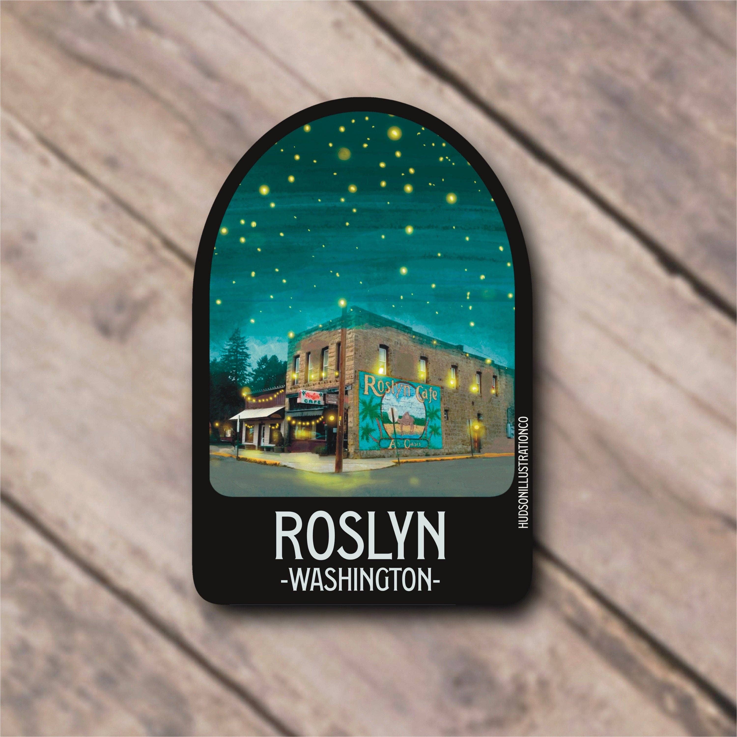 About Town Co - Wholesale Sticker - Roslyn Washington - Pacific Northwest NX Northern Exposure Cicely Sticker/Magnet/Print/Postcard0