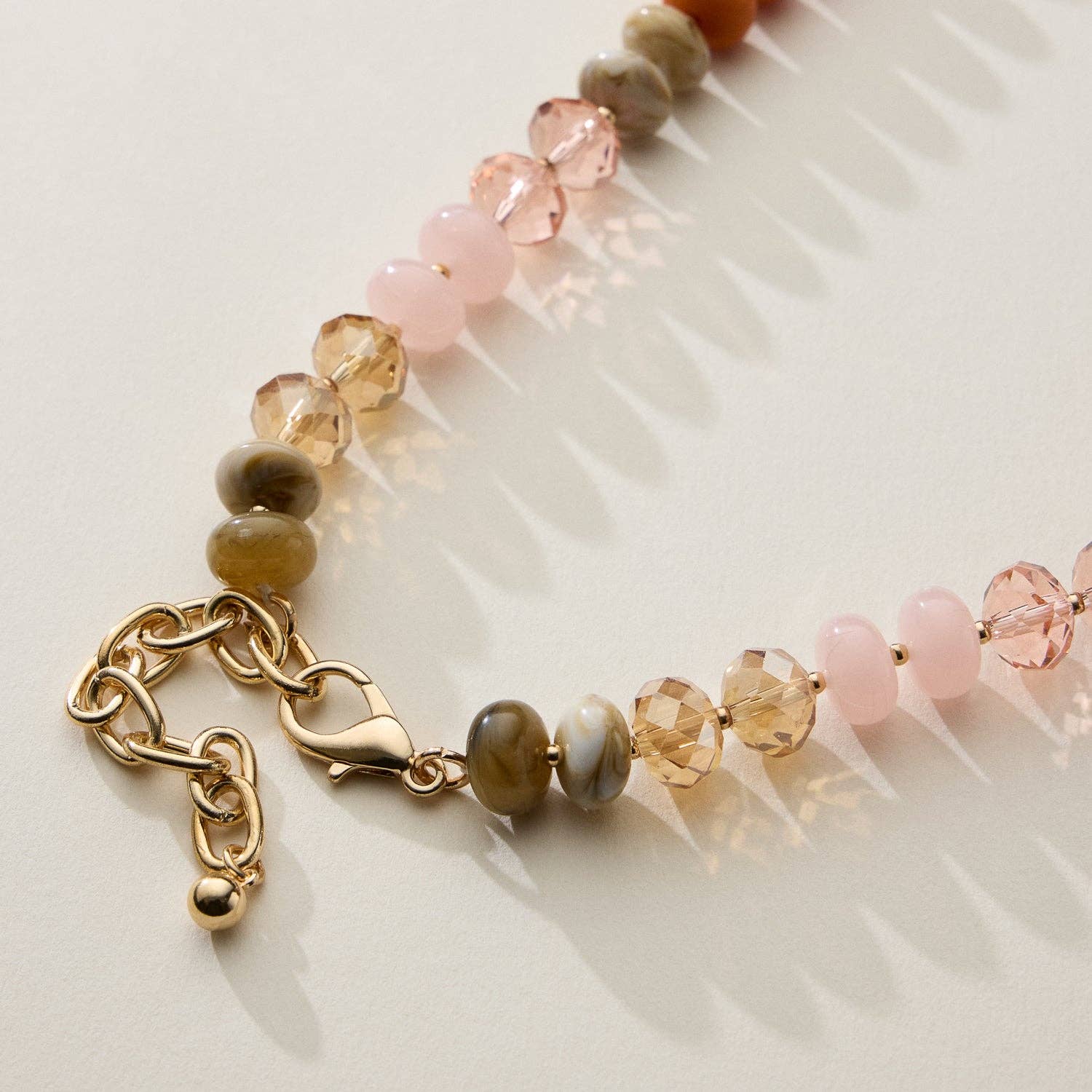 Frem - Wholesale Beaded/Pearl Necklace - Mixed Bead Short Necklace with Adjustable Length9