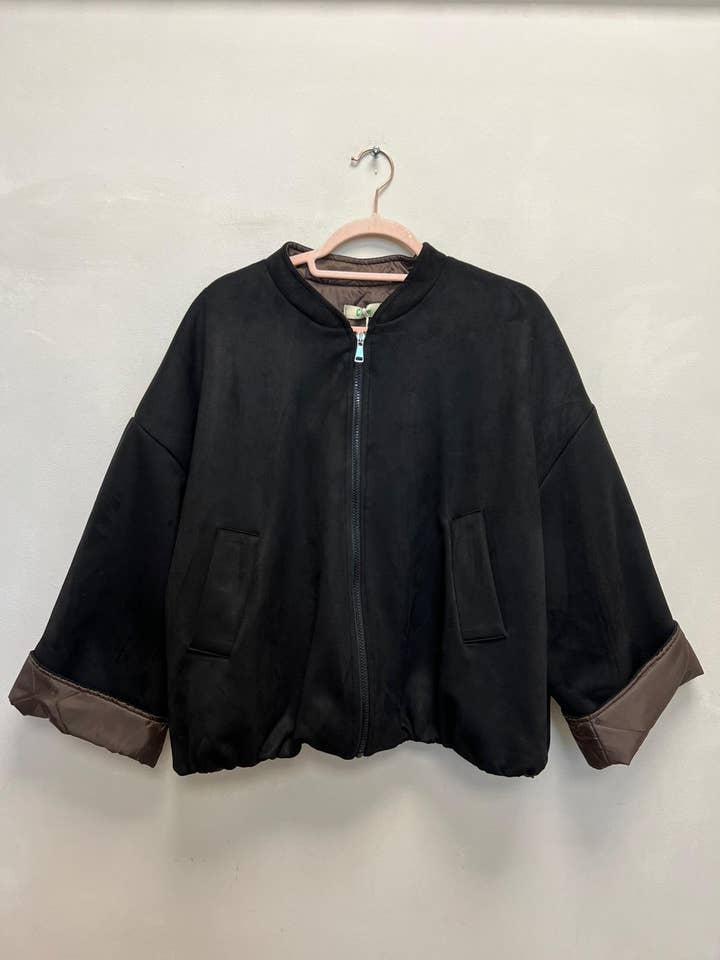 The Corner - Wholesale Bomber jacket – Women’s - Suede Effect Bomber “Kali”