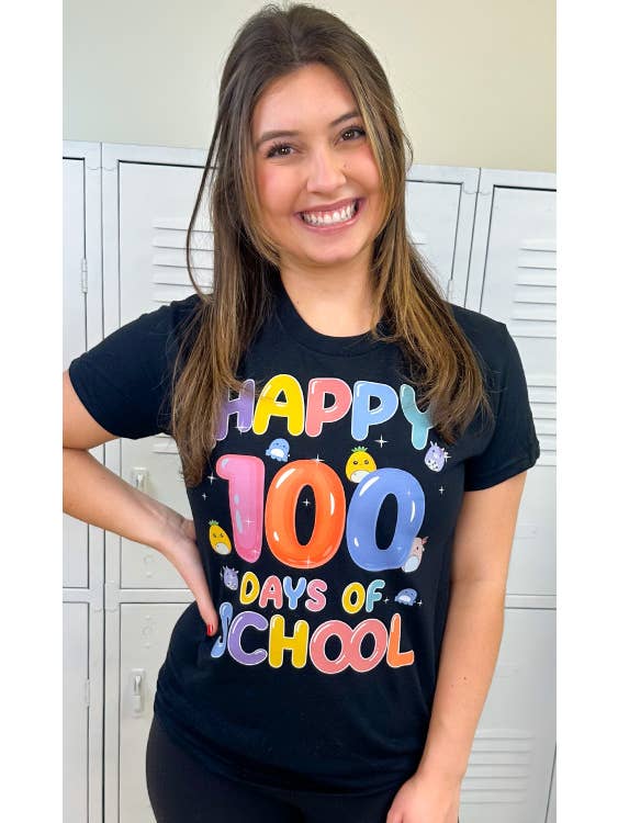 Sugar Stitch - Wholesale Screen Printed T-Shirt - Kids - 100 Days of Squishy Graphic T-Shirt
