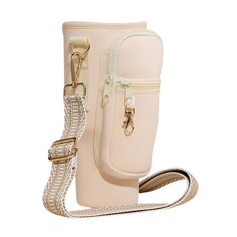 Sensibling Corp. – Großhandel Umhängetasche - Damen – Tragetasche mit Chevron-Muster und Schulterriemen für Becherhalter6