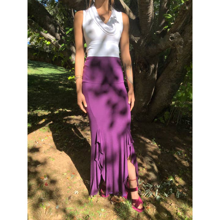 Vivienne Saia Ameixa por atacado de Accentuates Clothing