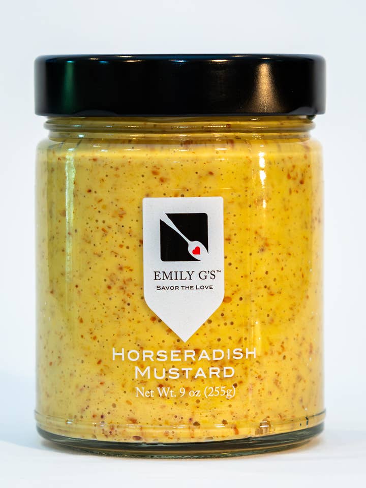 Horseradish Mustard for wholesale by Emily G's